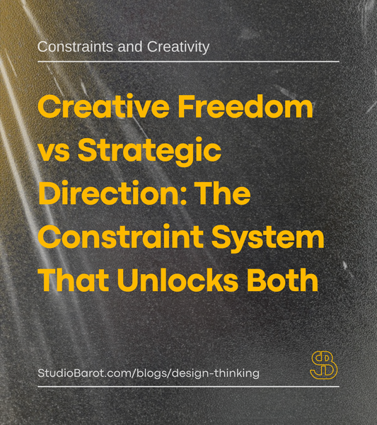 Creative Freedom vs Strategic Direction: The Constraint System That Unlocks Both