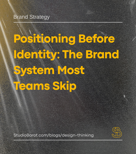 Positioning Before Identity: The Brand System Most Teams Skip