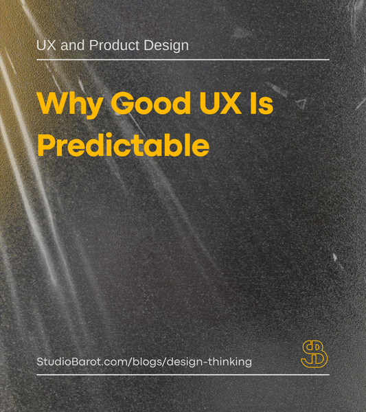 Why Good UX Is Predictable